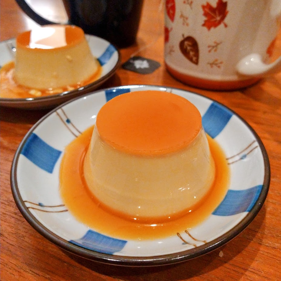 固めの自家製プリン